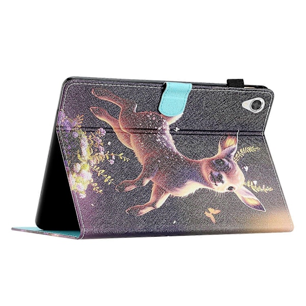 Stødsikkert PU læder flip cover til Lenovo Tab M10 HD Gen 2, anti-drop tablet shell Multicolor Deer
