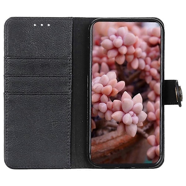 KHAZNEH Honor 90 PU-nahkakotelo, naarmuuntumaton lehmännahkajäljitelmä, jalustalla ja lompakolla Multicolor Style A