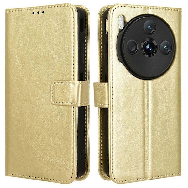 Fodral för ZTE nubia Z60S Pro 5G Crazy Horse Textur PU Läder Plånboksfodral Multicolor Style C