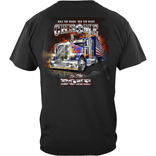 Erazor Bits Trucker T-shirts, Bomvogn-tema bomuldsskjorter M