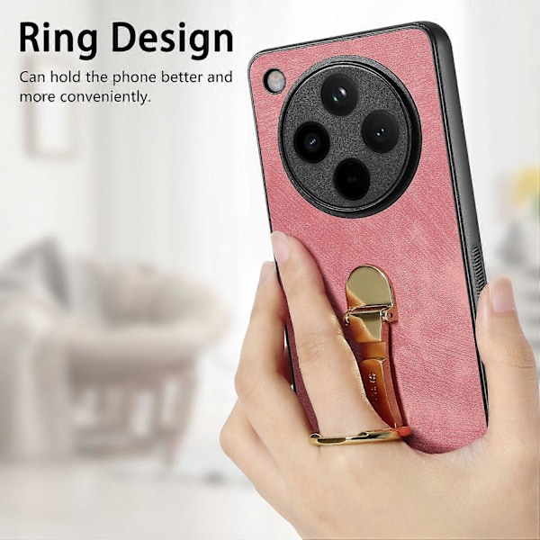 CASENEO D22 Oppo Find X8 5G -kotelolle, taitettava jalusta, retro nahkainen takakansi Multicolor Style F