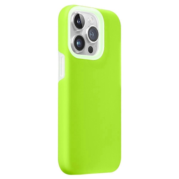 XUNDD Jelly Series Skal för iPhone 15 Pro Max Mikrofiberfoder Flytande Silikon+PC Baksida Multicolor Style E