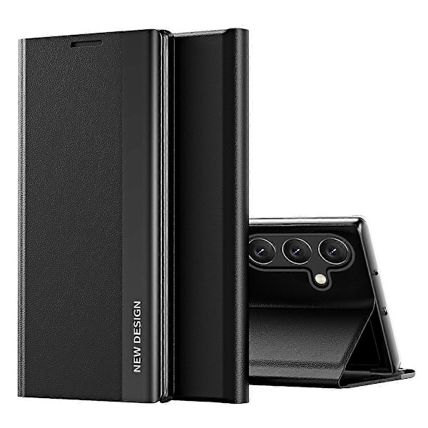 Til Samsung Galaxy A54 5G Elektroplettering PU Læder Telefon Cover Stativ Anti-ridse Smartphone Etui Multicolor Style B