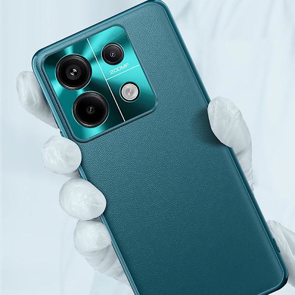 Xiaomi Redmi Note 13 Pro 5g Kotelo Pu Nahka+tpu+pc Naarmuuntumaton Älypuhelimen Suojus Orange