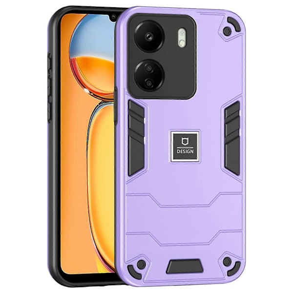 Xiaomi Redmi 13C 4G/Poco C65 4G -kotelo PC+TPU Kaksikerroksinen puhelinkuori Multicolor Style C