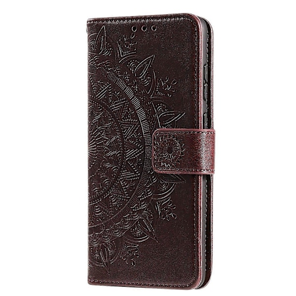 Præget Mandala Blomst Pung Læder Etui med Rem til Samsung Galaxy A52 4G/5G/A52s 5G Multicolor Style H