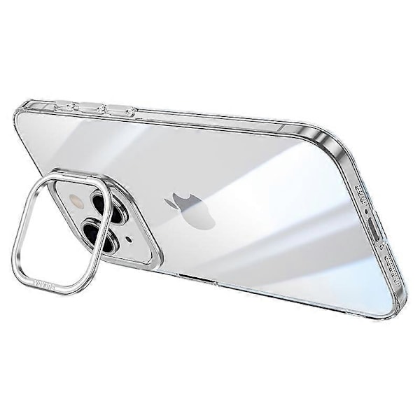 SULADA Skal för iPhone 13 Kamerastöd Stöttåligt TPU+PC Transparent Mobilskal Multicolor Style C