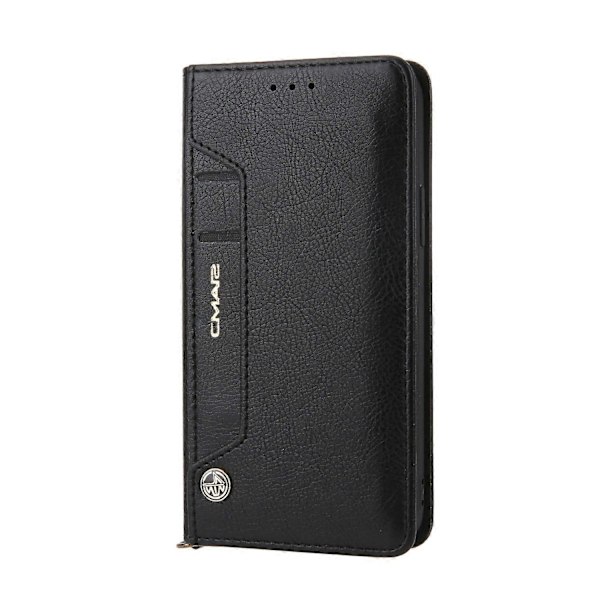 CMAI2 PU Läder Kortfack Plånbok Telefonfodral för iPhone 12/12 Pro