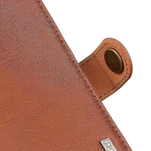KHAZNEH Honor 90 PU-nahkakotelo, naarmuuntumaton lehmännahkajäljitelmä, jalustalla ja lompakolla Multicolor Style D