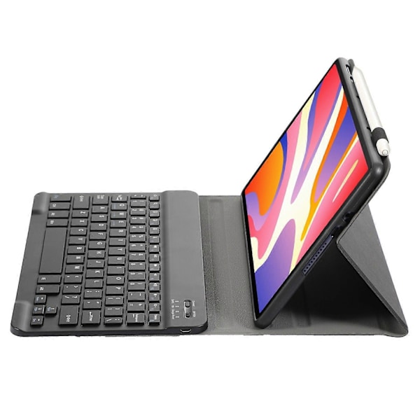 AH17 Suojakotelo Huawei MatePad 11.5 -tabletille irrotettavalla Bluetooth-näppäimistöllä, nahkainen jalustakansi Multicolor Black