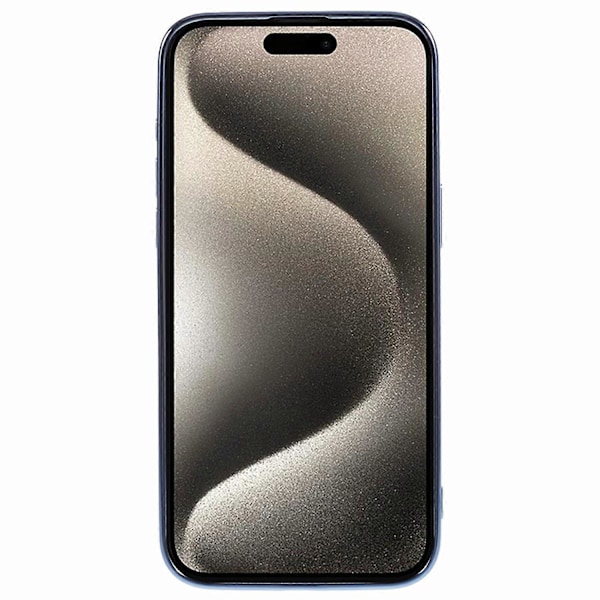 Elektroplettert TPU-telefondeksel med hjertekjedestropp for iPhone 15 Pro Multicolor Style B