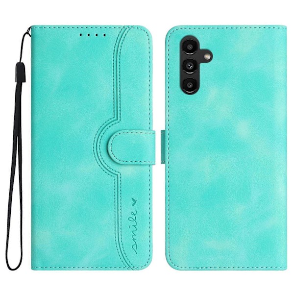 YX0030 Plånboksfodral i PU-läder för Samsung Galaxy S23 FE med tryckt stativ och flip-skydd Multicolor Style D