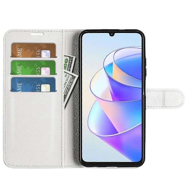 Honor X7a 4G -puhelinlompakkokotelo, PU-nahkaa, jalustalla, naarmuuntumaton Multicolor Style B