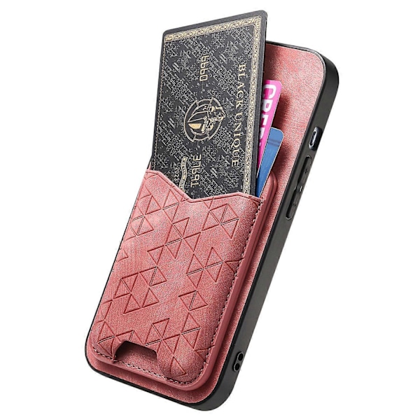 Til Samsung Galaxy S24 Ultra Etui Præget Mønster Kortholder Støtteben Læder Bagcover Multicolor Style A