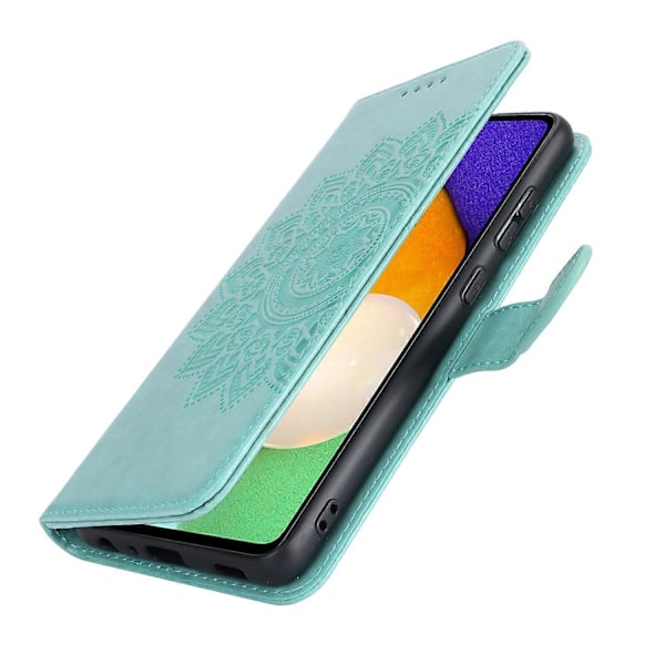 Til Samsung Galaxy A52 5G Etui PU Læder R61 Tekstur Wallet Kort Slots Telefon Cover Multicolor Style C
