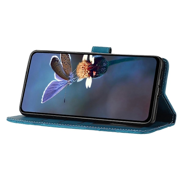 Til Samsung Galaxy A42 5G Blomstermønster Telefon Stand Case PU Læder Wallet Cover Multicolor Style A