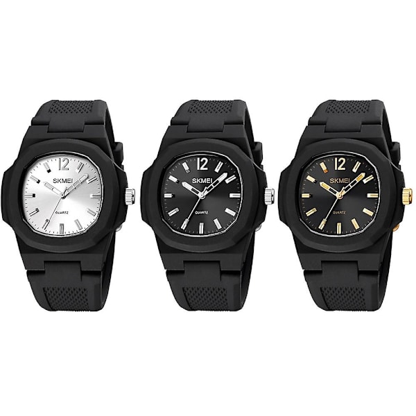 Skmei 1717 Udendørs Sports Quartz Ur, Farve: Guld Not Specified