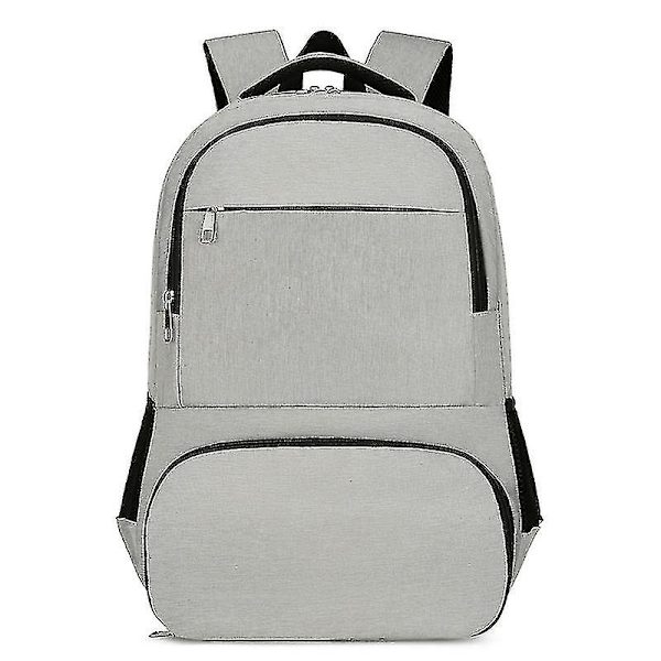 Business Nylon Rygsæk Udendørs Frokost Vandtæt Termisk Isolering Picnic Taske Holdbar Rejserygsæk Light gray