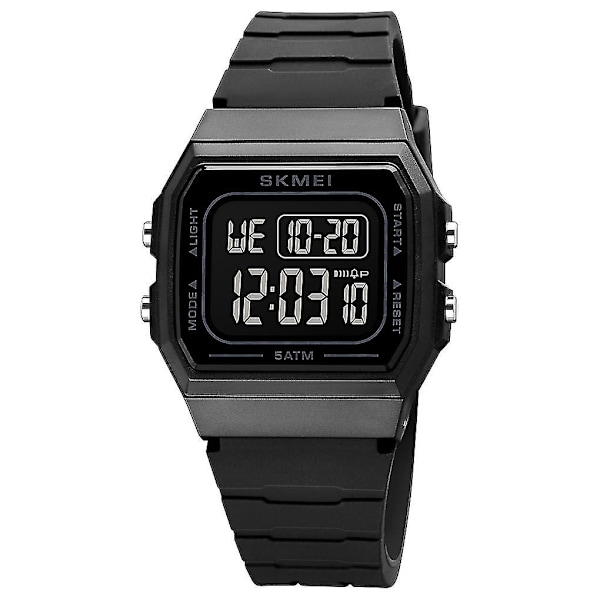 Skmei 1683 LED Digital Display Elektronisk Ur Black