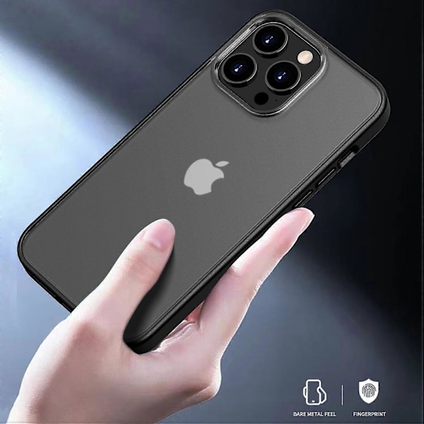 Magic Series för iPhone 15 Pro Genomskinligt Matt Skal TPU+PC Stöttåligt Skydd Multicolor Style A