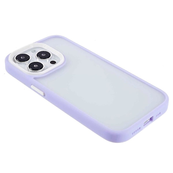 FULEXIN Skal för iPhone 15 Pro, hudvänlig yta, färgglad TPU-ram + PC Stöttåligt Skydd Multicolor Style D