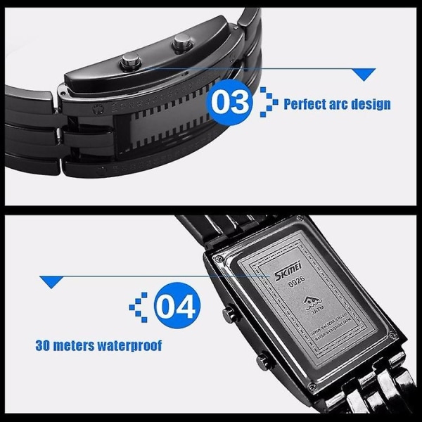 Skmei Outdoor Led Digital Watch Black