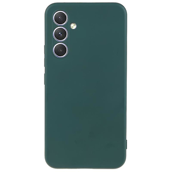 För Samsung Galaxy S23 Fe Fiberfoder Gummibelagt Tpu- cover anti-scratch case Army Green
