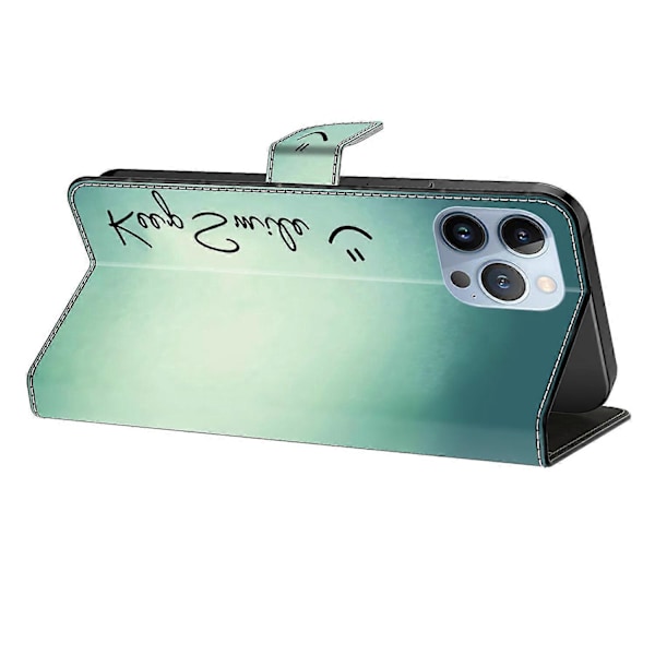 iPhone 16 Pro Max -kotelo PU-nahkainen lompakkokotelo seisontatoiminnolla Multicolor Style H