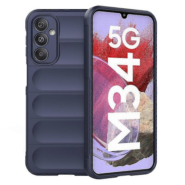 Stöttåligt Telefonskal för Samsung Galaxy F34 5G/M34 5G Skyddande Robust TPU-Skal Multicolor Style G