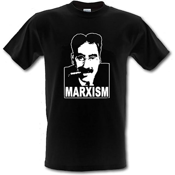 Marxism Groucho Marx Parodi Marx Brothers Heavy Cotton T-shirt Black XL