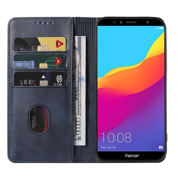 Läderfodral för Honor 7A Pro Blue