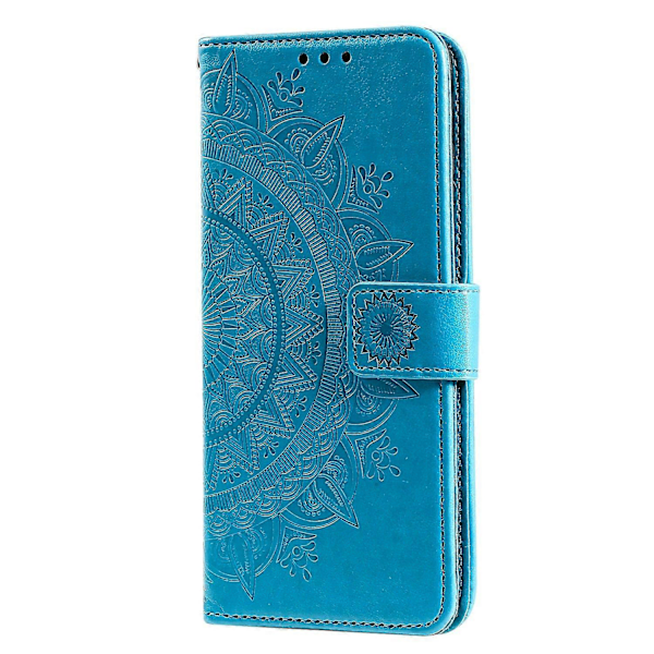 Præget Mandala Blomst Pung Læder Etui med Rem til Samsung Galaxy A52 4G/5G/A52s 5G Multicolor Style C
