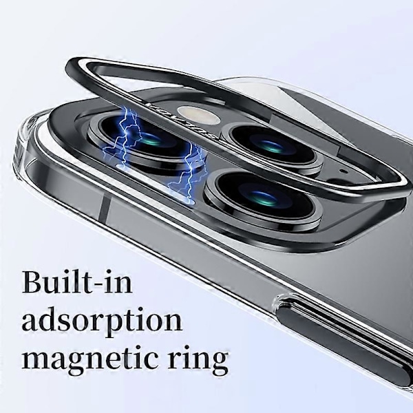SULADA Skal för iPhone 14 Pro TPU+PC Transparent Mobilskal med Kamerastöd Multicolor Style C