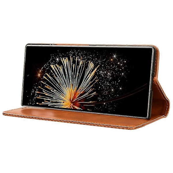 För Xiaomi Mix Fold 3 5G Vikbart Fodral Retro PU Läder Ställ Telefonskal Multicolor Style A