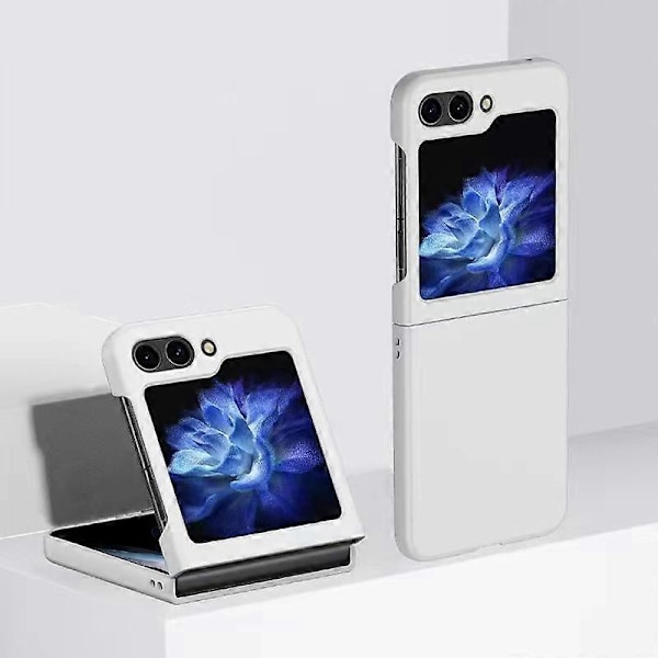 För Samsung Galaxy Z Flip5 5G Slim Hårt PC Telefonfodral Gummibelagd Stötsäkert Skydd Multicolor Style B