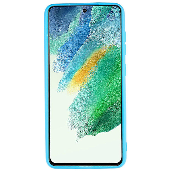 För Samsung Galaxy S21 FE 5G Repskydd Mobilskal Matt Flexibelt TPU Fodral Multicolor Style E