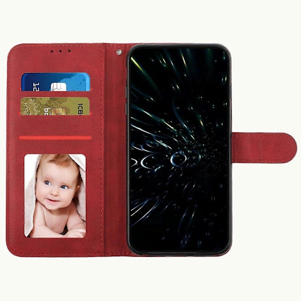 Motorola Moto G 5G (2025) -kotelo, jalustallinen, suojakansi, nahkainen puhelinkotelo Multicolor Style C