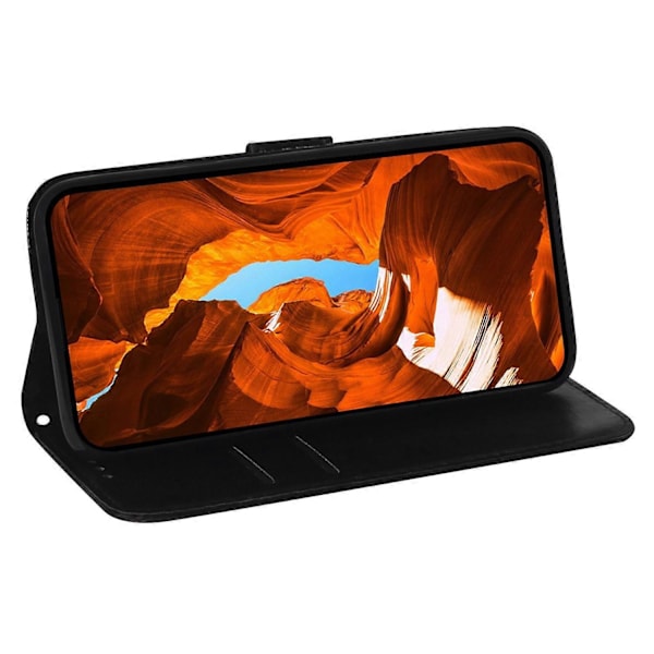 Til Samsung Galaxy A06 Stand Case Blændende Blomster Læder Telefon Cover Multicolor Style A