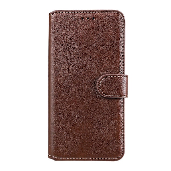 Klassiskt Plånboksfodral med Ställ i Läder för Samsung Galaxy A02s (164.2x75.9x9.1mm)