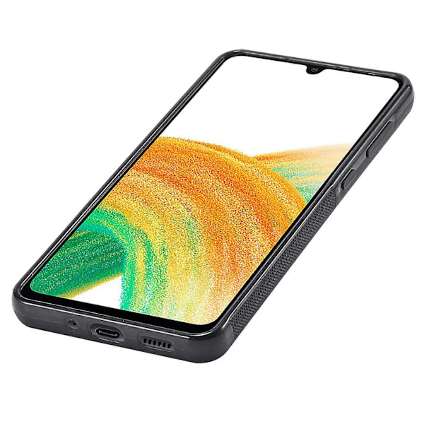 LC.IMEEKE Skal för Samsung Galaxy A73 5G Kolfiberläder+TPU+EVA Fodral