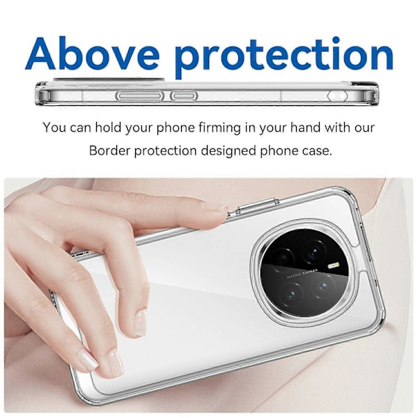 Honor Magic7 5G -kotelo TPU+akryyli Suojaava Läpinäkyvä Puhelinkuori Multicolor Transparent