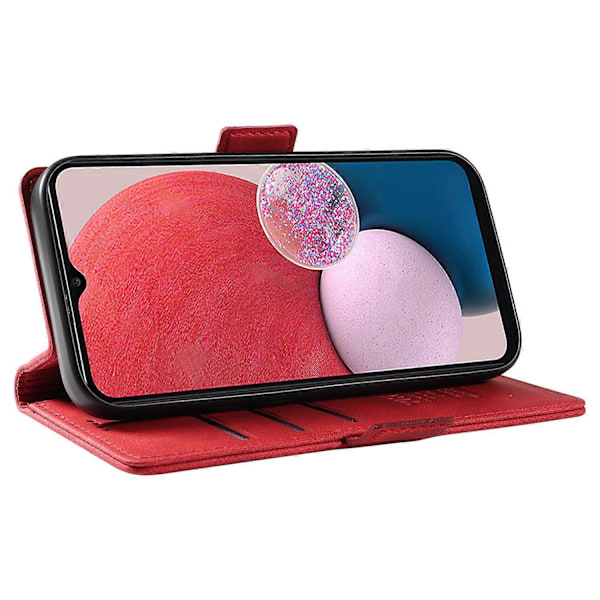 YIKATU YK-005 Lærdeksel til Samsung Galaxy A53 5G, hudvennlig telefonetui med lommebok og stativ Multicolor Style H