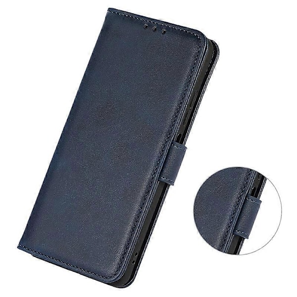 Til Samsung Galaxy A05 4G Etui Ko Læder Tekstur Anti-Ridse Læder Telefon Stand Cover Wallet Multicolor Style B