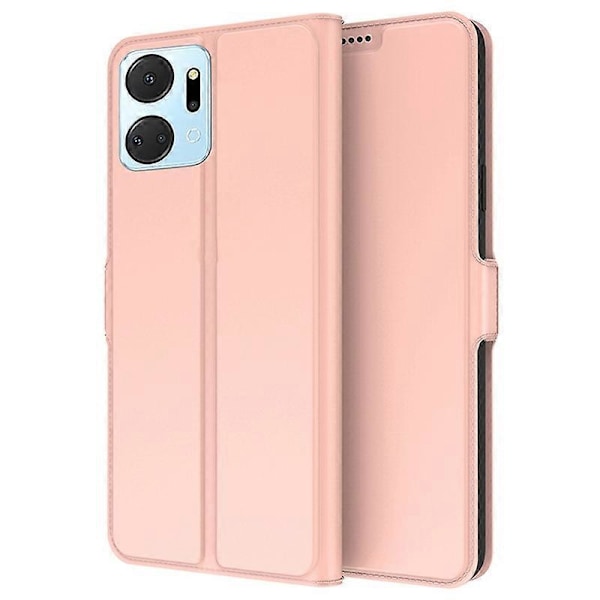 Ställbart Telefonfodral för Honor X7a 4G, Kortfack Telefonfodral Bokstil Anti-Repor PU Läderskal Multicolor Style D