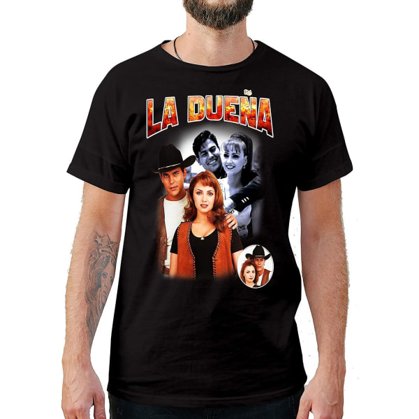 Latin Novelas Vintage Style La Duena T-shirts S