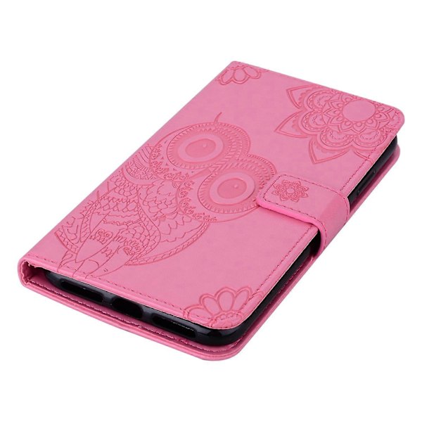 Til Samsung Galaxy A05 4G Etui Ugle Præget PU Læder Anti-drop Telefon Wallet Cover Multicolor Style A