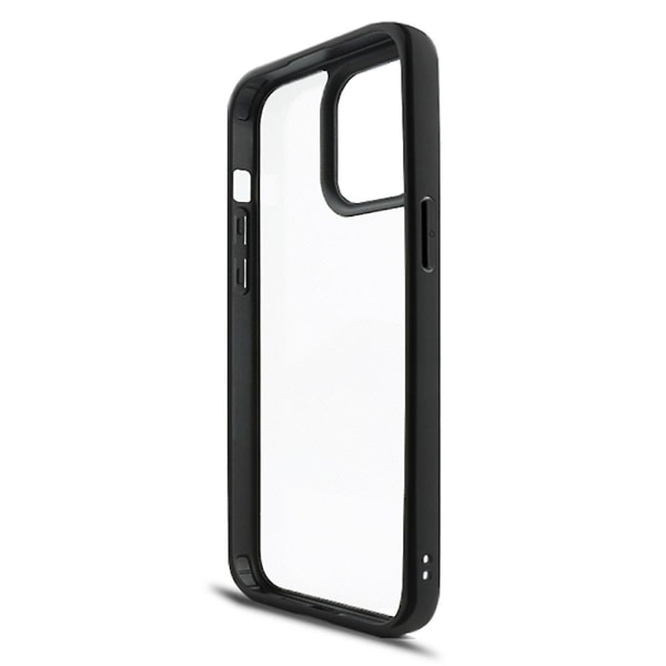 För Iphone 15 Pro Reptåligt genomskinligt phone case Pc Back + Tpu Frame Cover