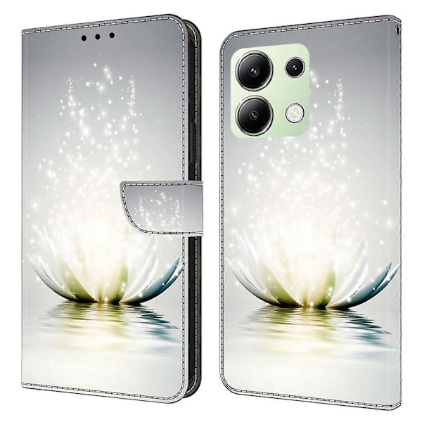 Xiaomi Redmi Note 13 4G Lompakkokotelo Puhelimelle, Pudotussuoja, 3D-kuvioitu Nahkainen Käännettävä Suojakotelo Multicolor Style B