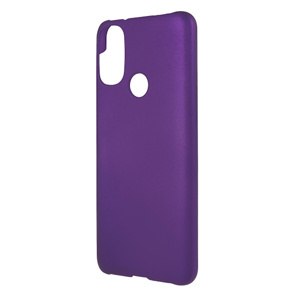 anti-scratch skal Gummerat hårt PC- phone case för Motorola Moto E20/e30/e40 Purple