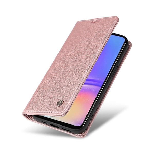 YIKATU YK-001 Fodral för Samsung Galaxy A06 Ställ Läder Telefonskydd Stark Magnetisk Stängning Multicolor Rose Gold